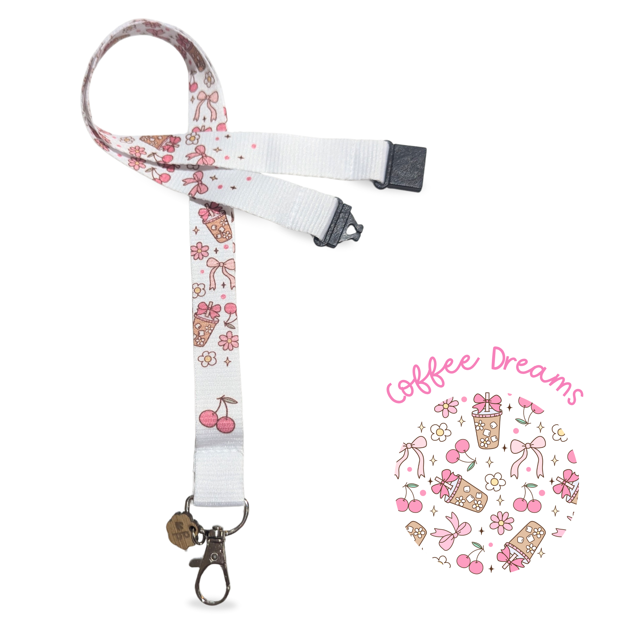 teacher lanyard with &