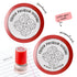 Clever Problem Solving teacher stamp featuring four smiling hand illustrations arranged in a circle, available standard and personalised