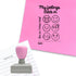 A rectangular emotional check-in teacher stamp showing six illustrated faces with “How am I feeling today?” and date field.