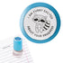 A cute raccoon standing with the text “I am furry excited about your progress” on a teacher stamp.
