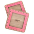 Vibrant pink handmade Post-It note holder crafted from bamboo and acrylic — an eco-conscious, fun stationery gift idea from Priority Play.