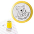 A cute koala holding a eucalyptus branch with the text “koala-ity work” on a teacher stamp.
