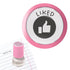 A teacher stamp with a bold thumbs-up icon and the word “Liked” above it.
