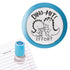 Dino-Mite Effort teacher stamp featuring two cute dinosaurs, ideal for motivating students