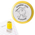 Learning goal achieved teacher stamp with character holding flag – Priority Play achievement stamp.