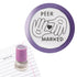 Peer marked teacher stamp featuring two smiling hands forming a heart – Priority Play peer assessment classroom stamp.