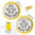 Sharp Work teacher stamp with a smiling cactus illustration, available in standard and personalised designs from Priority Play.