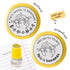 Fun teacher stamp with dancing bananas and the phrase “This work is bananas.” Humorous food pun stamp for outstanding or quirky student work.
