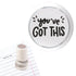 motivational teacher stamp featuring the phrase “You’ve Got This” with decorative spark elements.