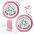 STEM-sational! teacher stamp with a smiling atom character giving positive feedback.